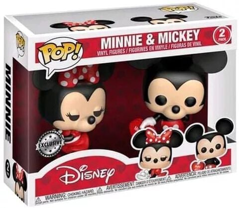 Figurine Funko Pop! - Mickey Mouse - 2pk - Mickey Et Minnie